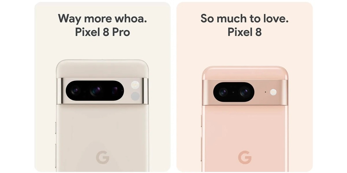 google pixel 8 و google pixel 8 pro